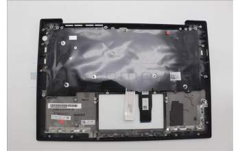 Lenovo 5M11N99642 C-Cover with keyboard, Russian, Black, Backlight, WWAN, US