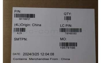 Lenovo 5M11N99727 Lenovo LCD Module,13.3\",WUXGA, Touch,Anti-Glare,IPS,300nit,100%SRGB