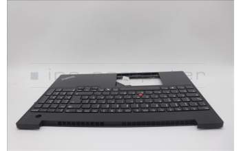 Lenovo 5M11N99759 C-Cover with keyboard, German, Black, UK