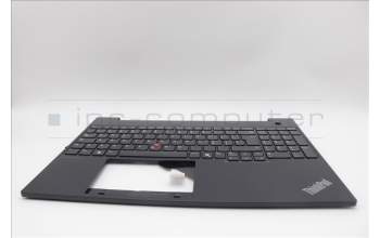 Lenovo 5M11N99771 C-Cover with keyboard, Italian, Black, UK