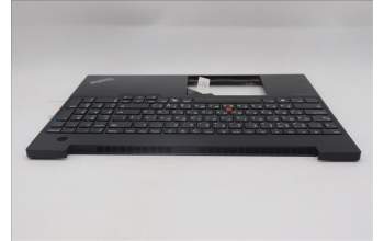 Lenovo 5M11N99780 C-Cover with keyboard, Russian, Black, US