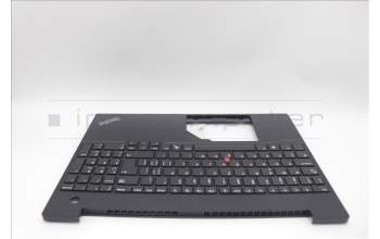 Lenovo 5M11N99795 C-Cover with keyboard, Switzerland, Black, UK