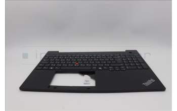 Lenovo 5M11N99810 C-Cover with keyboard, Bulgarian, Black, UK