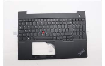 Lenovo 5M11N99857 C-Cover with keyboard, French, Black, Backlight, US