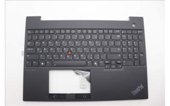 Lenovo 5M11N99870 C-Cover with keyboard, Hebrew, Black, Backlight, US