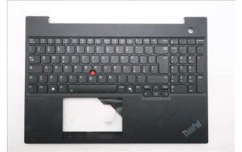 Lenovo 5M11N99872 C-Cover with keyboard, Italian, Black, Backlight, UK