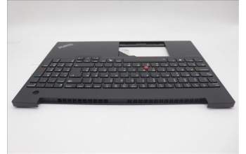 Lenovo 5M11N99888 C-Cover with keyboard, Slovenian, Black, Backlight, UK
