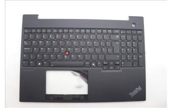 Lenovo 5M11N99903 C-Cover with keyboard, UK English, Black, Backlight, UK