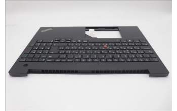 Lenovo 5M11N99912 C-Cover with keyboard, Bulgarian, Black, Backlight, UK