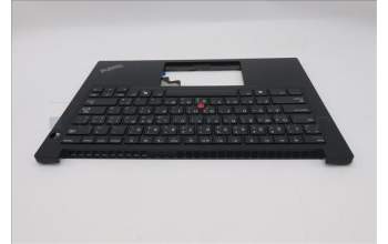 Lenovo 5M11N99949 C-Cover with keyboard, Arabic, Black, US