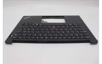 Lenovo 5M11N99967 C-Cover with keyboard, French, Black, US