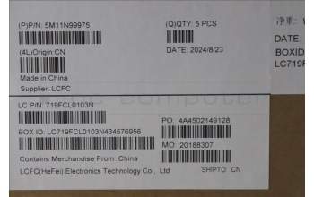 Lenovo 5M11N99975 C-Cover with keyboard, Greek, Black, US