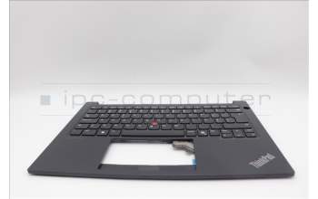 Lenovo 5M11N99995 C-Cover with keyboard, Portuguese, Black, UK