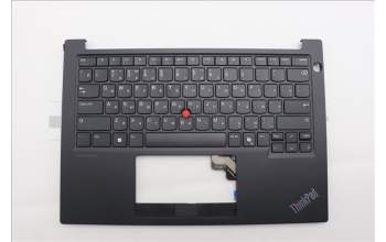Lenovo 5M11N99999 C-Cover with keyboard, Russian, Black, US