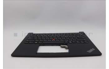 Lenovo 5M11N99999 C-Cover with keyboard, Russian, Black, US