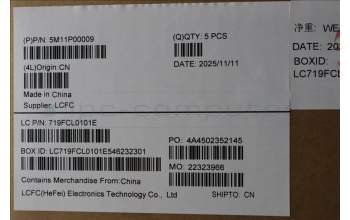 Lenovo 5M11P00009 MECH_ASM FRU SWE/FIN (CHY) UK BK