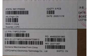 Lenovo 5M11P00025 C-Cover with keyboard, UK English, Black, UK