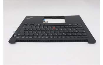 Lenovo 5M11P00025 C-Cover with keyboard, UK English, Black, UK