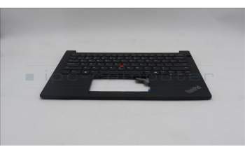 Lenovo 5M11P00029 C-Cover with keyboard, US English Euro, Black, US