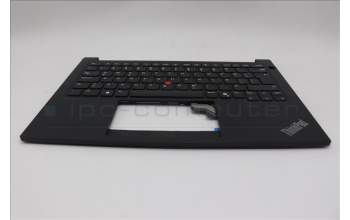 Lenovo 5M11P00035 C-Cover with keyboard, Icelandic, Black, UK