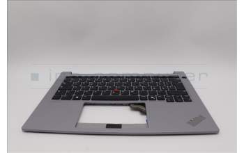 Lenovo 5M11P32115 C-Cover with keyboard, Italian, Arctic Grey, UK