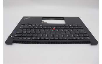 Lenovo 5M11P32460 C-Cover with keyboard, Turkish, Black, Backlight, UK