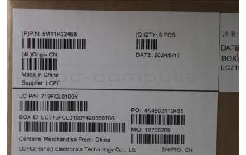 Lenovo 5M11P32468 MECH_ASM FRU UKE BL (SRX) UK BK