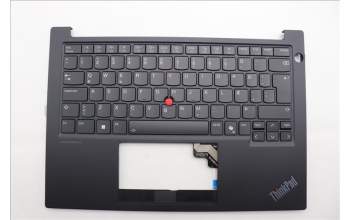 Lenovo 5M11P32484 C-Cover with keyboard, Icelandic, Black, Backlight, UK