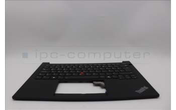 Lenovo 5M11P32484 C-Cover with keyboard, Icelandic, Black, Backlight, UK