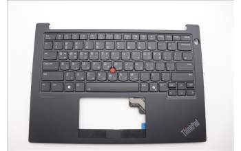 Lenovo 5M11P32524 C-Cover with keyboard, Korean, Black, Backlight, US