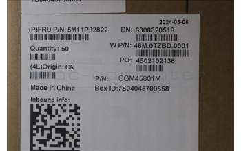 Lenovo 5M11P32822 FRU FPR w/ bracket assembly_BK