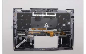 Lenovo 5M11P34959 C-Cover with keyboard, Arabic, Luna Grey, Fingerprint, WLAN, US
