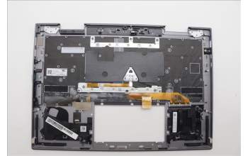 Lenovo 5M11P35019 C-Cover with keyboard, Nordic, Luna Grey, Fingerprint, WLAN, UK