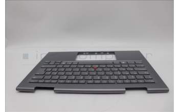 Lenovo 5M11P35024 C-Cover with keyboard, Swedish/Finnish, Luna Grey, Fingerprint, WLAN, UK