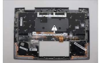 Lenovo 5M11P35038 C-Cover with keyboard, Czech Slovakian, Luna Grey, Fingerprint, WWAN, UK