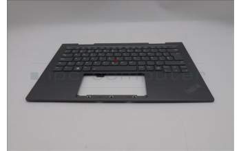 Lenovo 5M11P35060 C-Cover with keyboard, Spanish, Luna Grey, Fingerprint, WWAN, UK