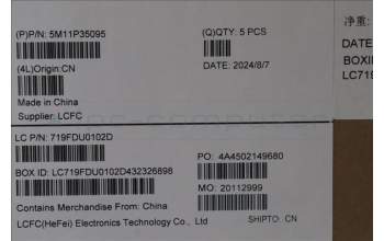 Lenovo 5M11P35095 MECH_ASM GRP_KBD_BZL_RUS_WW_LG_LTN