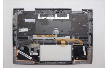 Lenovo 5M11P35098 C-Cover with keyboard, Swedish/Finnish, Luna Grey, Fingerprint, WWAN, UK