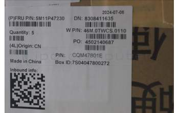 Lenovo 5M11P47230 C-Cover with keyboard, Spanish, No NFC, Backlight, UK