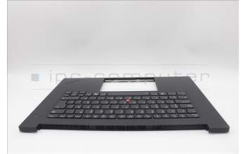 Lenovo 5M11P47236 C-Cover with keyboard, Icelandic, No NFC, Backlight, UK