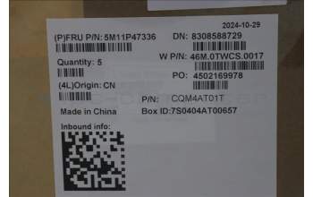 Lenovo 5M11P47336 C-Cover with keyboard, Brazil Portuguese, No NFC, Backlight, UK