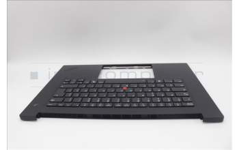 Lenovo 5M11P47342 C-Cover with keyboard, French, No NFC, Backlight, US