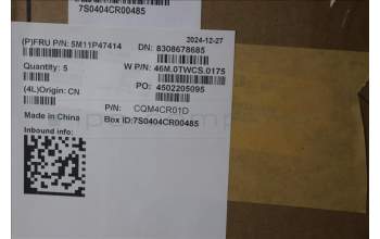 Lenovo 5M11P47414 C-Cover with keyboard, Danish, Backlight, UK