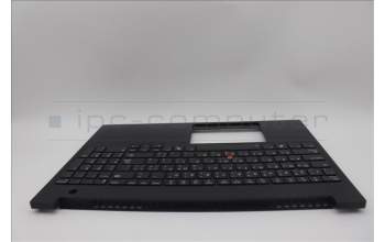 Lenovo 5M11P68285 C-Cover with keyboard, Arabic, Black, Backlight, US