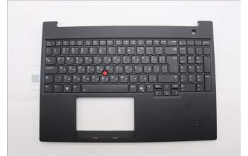 Lenovo 5M11P68294 C-Cover with keyboard, Bulgarian, Black, Backlight, UK