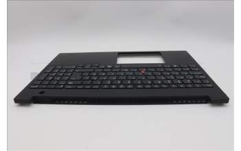 Lenovo 5M11P68302 C-Cover with keyboard, Danish, Black, Backlight, UK