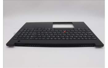 Lenovo 5M11P68345 C-Cover with keyboard, Spanish LA, Black, Backlight, UK