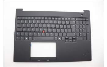 Lenovo 5M11P68354 C-Cover with keyboard, Portuguese, Black, Backlight, UK