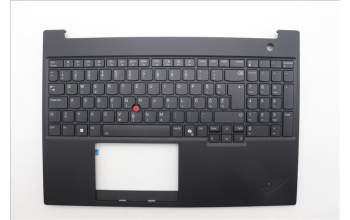 Lenovo 5M11P68360 C-Cover with keyboard, Slovenian, Black, Backlight, UK