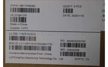 LENOVO 5M11P68362 Keyb P16s G3 (Intel) Cover ES - WL